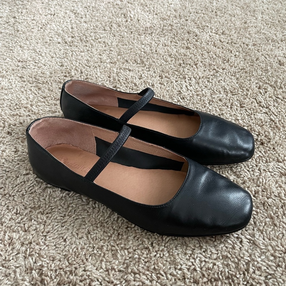 Madewell Greta Mary Jane Flat - Picture 2 of 4